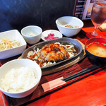 KITCHEN RYU - 焼きチーズのハンバーグステーキ定食