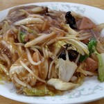 中国料理 御舟 - 什綿炒麺（あんかけ焼きそば）