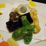 和亭 - 穴子の月冠揚げ