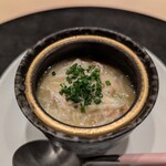 霜止出苗 - 毛ガニのフラン（洋風茶碗蒸し）