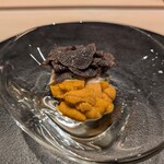 霜止出苗 - ウニ・根セロリ・トリュフ