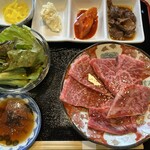 焼肉ホルモン 天晴～あっぱれ～ - MIX定食お肉^o^