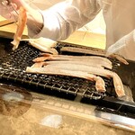 銀座 しのはら - 足は焼いて