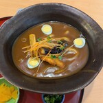 334952650 - 海鮮丼＋豊橋カレーうどん 1,880円（税込）の カレーうどん。