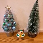 京氷ゆきみ庵 - テーブルのクリスマスの飾り物～!!( ^o^)ﾉ