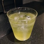 焼肉 喰心 - 最後の冷たい緑茶