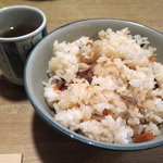 津久紫 - 「サービスランチ 650円」、12/16(火)に出た「五目御飯」