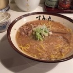 すみれ - ラー博は俺の社員食堂。  寒い日にはアツアツの味噌ラーメソですね☆  味噌ラーメソ＋ねぎ♡  