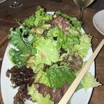 Nico - 摘める有機野菜のサラダ。