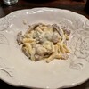 オステリア ラ チチェルキア - パッサテッリのサルシッチャとキノコのクリームソース