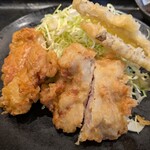 野郎めし - とり天、アップ