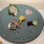 天扇 - 穴子の皮の湯引きは初めていただきました。