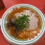 ドライブイン 一幸舎 - うま辛豚骨ラーメン(バリカタ)トッピング標準