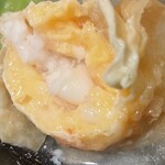 銀座 しのはら - 東寺湯葉の中にはエビ真薯に包まれた雲子　最高の火の入り方