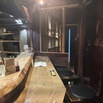 そば切り 喜鮫 - カウンターから入口方面