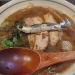 烈志笑魚油 麺香房 三く - かけ(並)♪