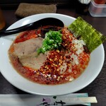 らぁ麺 亀我楽 - 辛煮干し中華