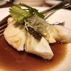 中国料理 「王朝」 - 切り身魚の強火蒸し 葱生姜入り香味醤油