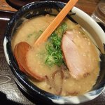 らーめん 梟 - 醤油豚骨ラーメン