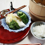 長島 - 自家製の漬物、ご飯(霜月の昼会席)<2014.11>