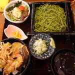寿庵 喜多院店 - 料理写真:蕎麦と小天丼セット　1,780円