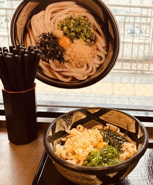 ◆udon.◆ Kurashiki Udon Bukkake Furuichi Jei A Okayama Eki Shinkansen