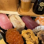 双子鮨 - ノドグロの炙り