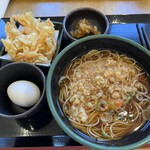 ゆで太郎 - 料理写真:朝そば、温泉たまご４５０円なり