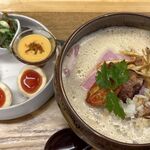 柳橋 さんりょう - 季節限定,伊勢海老らぁめん,特製プレート,柳橋さんりょう(名古屋駅周辺)TMGP撮影