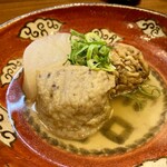 福の川いしだ - おでん 大根 ひろうす 鰯つみれ