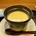福の川いしだ - 茶碗蒸し 海老 帆立 穴子