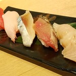 すし酒場 握わい - おまかせ握り5貫