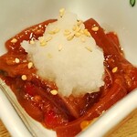 すし酒場 握わい - いかの塩辛／なんかからいやつ（笑）