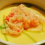 すし酒場 握わい - 茶碗蒸し(カニ)＠アップ