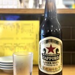 大衆酒場 BEETLE - サッポロ 赤星 大瓶：690円