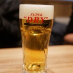 餃子の王将 - ドリンク写真:生ビール(中)
