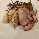 み乃家 - 料理写真:ソーセージと肩肉ロースト。添えている茹で野菜も美味い！