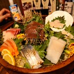 居酒屋 かまどか - お刺身七点盛りあわせ