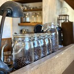 香豆珈琲 - カウンターから