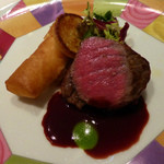 モナリザ - 国産牛ロース肉のポワレ　赤ワインソース
