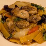 健康中華庵 青蓮 - 健康中華織 青蓮 日本橋店 秋季限定 牡蠣あんかけ焼きそば