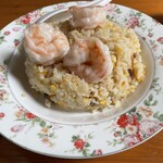 きく屋 - 『エビチャーハン(スープ付)』のエビチャーハン