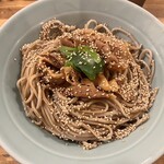 おにそば 豚退治 - 12/22 バラ冷　大盛り