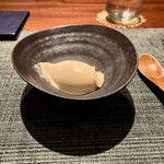 蒼 - 比内地鶏卵と赤酒のアイスクリーム