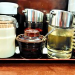 麺屋 誠 - 卓上調味料