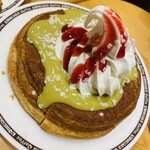 コメダ珈琲店 - 料理写真:シロノワールピスタチオルージュ