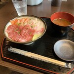 居酒屋 希SAKU - 三色丼