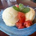 ペスカトーレ - 南高梅のシャーベット
