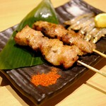 吾愛人 - きびなごと黒豚バラの串焼
