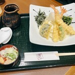 宮きしめん 伊兵衛 - 海老天おろしきしめん 1700円